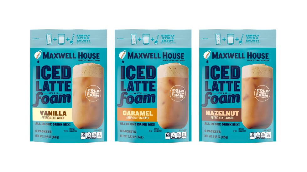 Maxwell House New Product Development Instant Iced Latte with Foam